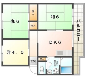 ＫＮハイツの物件間取画像